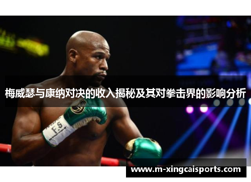 梅威瑟与康纳对决的收入揭秘及其对拳击界的影响分析